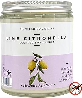 Bougie de cire de soja parfumée « citron vert et citronnelle » | bougie magique « anti-moustiques » | parfum piquant | bougie pour la maison et l'extérieur | cire de soja naturelle coulée à la main. Toutes les catégories, tous les prix sur Diaytar
