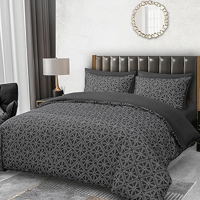 Parure de lit simple pamposh en microfibre double perforée design face