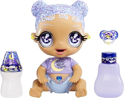 Mga entertainment glitter babyz selena stargazer baby doll 3 changements de couleurs magiques, cheveux violets pastel pailletés, tenue lune et étoiles, couche, biberon, accessoires de tétine, cadeau pour enfants, 3 4 5 ans et plus – Photo produit Dakar Sénégal – Livraison rapide Mga entertainment glitter babyz selena stargazer baby doll 3 changements de couleurs magiques, cheveux violets pastel pailletés, tenue lune et étoiles, couche, biberon, accessoires de tétine, cadeau pour enfants, 3 4 5 ans et plus. Achetez en toute sérénité sur Diaytar