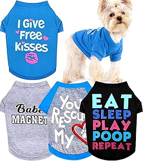 Yikeyo vêtements pour chiens de petite taille, garçon yorkie chiuahaha shih tzu, chemise
