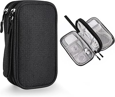Petit sac de transport pour organiser les accessoires électroniques et l'électronique, sac