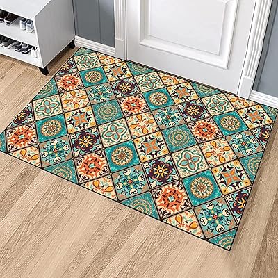 Paillasson antidérapant pour la maison, tapis de sol au design classique pour l'extérieur