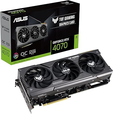 Carte graphique de jeu tuf nvidia geforce rtxtm 4070 oc edition