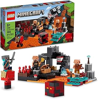 Lego the nether bastion 21185 ensemble de jouets de construction pour enfants garçons