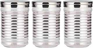 Royalford lot de 3 récipients en pet de 1 000 ml avec couvercle