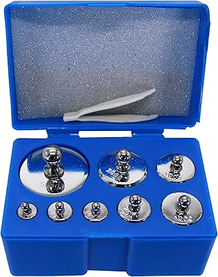 Ensemble de pesée hfs(r) 10-1 000 g 8 pièces avec étui