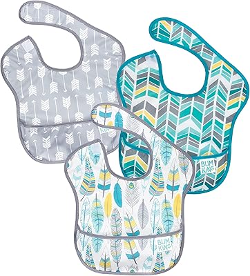 Bavoir bébé superbare tissu imperméable et lavable convient aux bébés tout-petits de 6