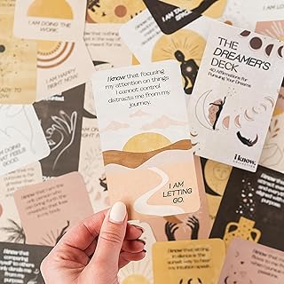 Cartes d'affirmation de la collection ino - cartes d'affirmation positive avec citations d'autonomisation