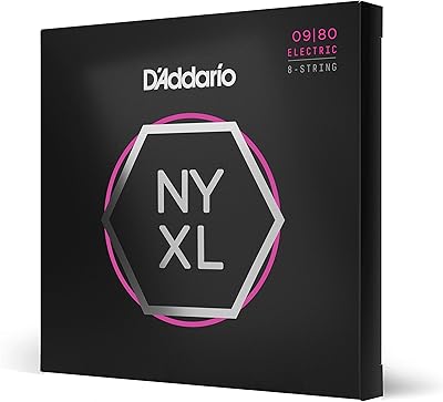 Cordes de guitare électrique d'addario nyxl nyxl0980 puissance inégalée stabilité d'accordage et médiums