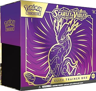 Pokémon tcg : boîte d'entraînement elite écarlate et violet - purple miradon