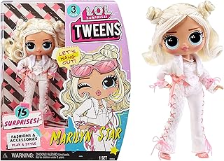 Lol surprise ! poupée mannequin marilyn star twins série 3 avec 15 surprises