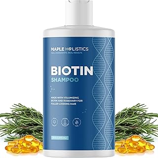 Shampooing épaississant à la biotine - shampoing épaississant pour cheveux clairsemés et chute
