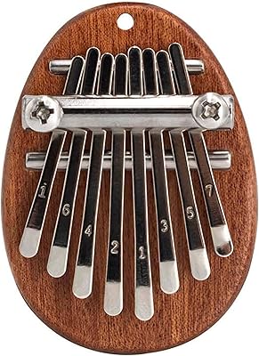 Alykdon mini piano kalimba à 8 touches pouce bon cadeau pendentif musical