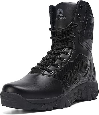 Bottes de combat tactiques militaires pour hommes, bottes de travail en plein air