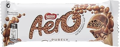 Barre de chocolat au lait nestlé aero medium, 36 g, 24 pièces, marron
