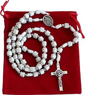 Medjugorje - chapelet fabriqué avec des pierres d'apparition de hale et expédié directement