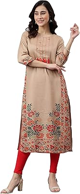 Blouse tunique en polyester et soie au design indien jana saya pour femme