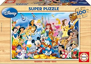 Educa eb12002 everything else 12002, disney waltz, puzzle 100 pièces, jouet à assembler
