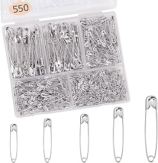 Épingles de sûreté primify pour vêtements 550 pièces épingles qualité supérieure