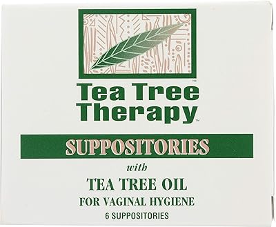 Suppositoires d'huile vaginale tree therapy, 6 suppositoires