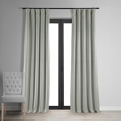 Rideaux occultants hpd en velours de qualité supérieure pour chambre à coucher 50