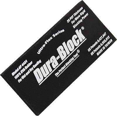 Plaque de support de patin de ponçage durablock - 5,5 pouces ultra flexible