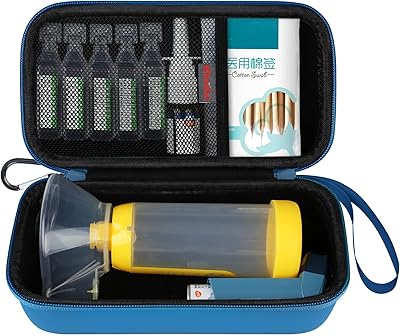 Étui de transport elonbo compatible avec l'entretoise d'inhalateur d'asthme pour enfants et adultes