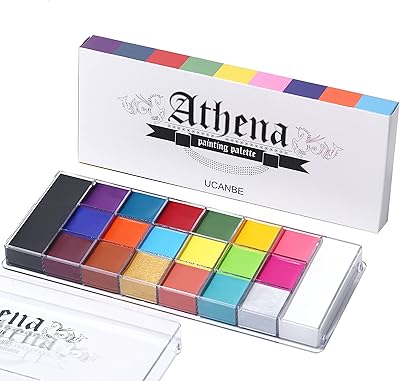 Ucanb athena peinture à l'huile pour le visage et le corps, tatouage professionnel