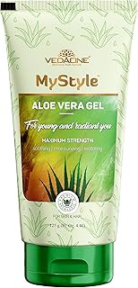 Vedaone mystyle gel d'aloe vera polyvalent pour le corps, les cheveux et la peau,