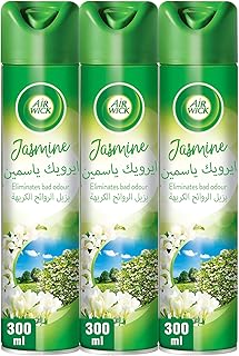 Désodorisant air wick au parfum de jasmin, facile à utiliser, élimine les odeurs