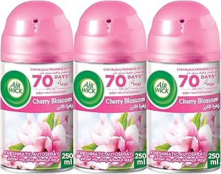 Recharge de désodorisant air wick freshmatic parfum de fleur de cerisier pur 250