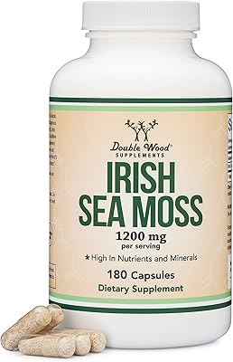 Capsules de mousse de mer irlandaise, plus efficaces que le gel d'extrait
