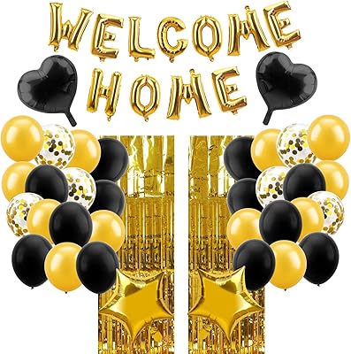 Kit de décorations de bannières de ballons de bienvenue à la maison, 39