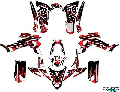 Kit graphique kalair gfx pour yamaha yfz 50 (toutes les années)