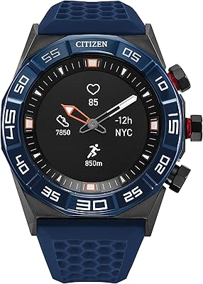 Montre intelligente hybride citizen cz smart 44 mm en acier inoxydable