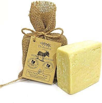 Barre de savon au lait d'ânesse biologique naturel traditionnel fait à la main