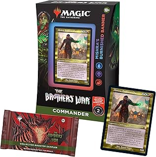 Magic: the gathering the brothers' war retro-frame commander deck - bannière polie mishra