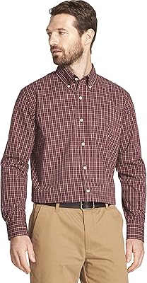 Chemise boutonnée à manches longues hamilton unie aro pour hommes