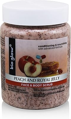 Exfoliant corps et visage bio glow beach & royal jelly, à l'extrait