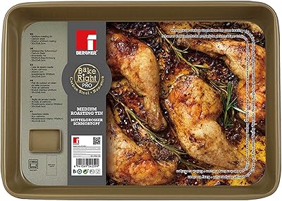 Rôtissoire rectangulaire en acier au carbone bergener baking pro, 35 cm, bg37065gd