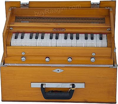 BINA 23B DELUXE, HARMONIUM 2 1/2 OCTAVE, 32 TOUCHES, PETIT, PORTABLE, COMPACT, GRAIN