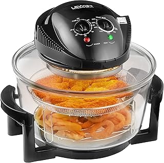 Four halogène multifonction louis deluxe/friteuse à air sain (17 l) minuterie de 60