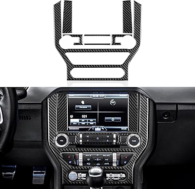 Autocollant de console centrale de voiture garniture intérieure de panneau de navigation