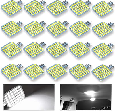 20 ampoules led t10 921 922 912 194 pour intérieur de camping-car