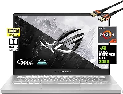 Ordinateur portable de jeu asus rog zephyrus 14 pouces amd ryzen