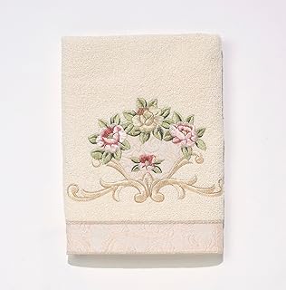 Serviette à main avanti linens rosevan 5412ivr, ivoire