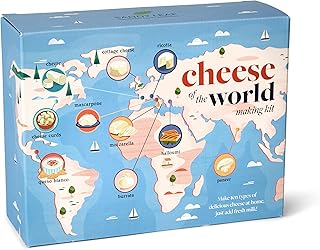 Le kit de fabrication de fromage du monde comprend 10 fromages thermomètre préparez