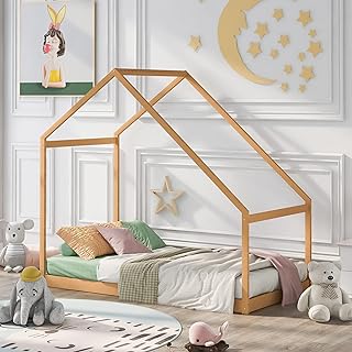 Lit de repos à double étage en bois montessori mirax pour enfants, garçons