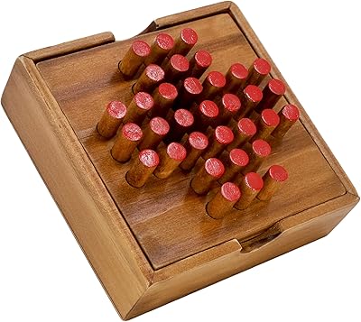Jeu de solitaire en bois - jeux de solitaire en bois pour adultes
