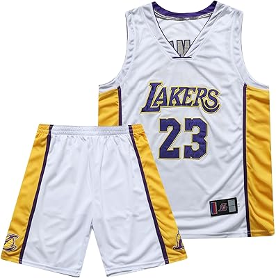 Uniforme de basket-ball pour hommes uniforme james 23 saison des lakers débardeurs hommes